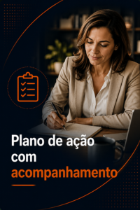 Plano de ação com acompanhamento